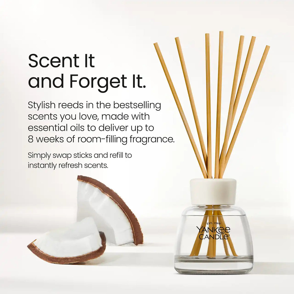 Coconut Beach Reed Diffuser Kit