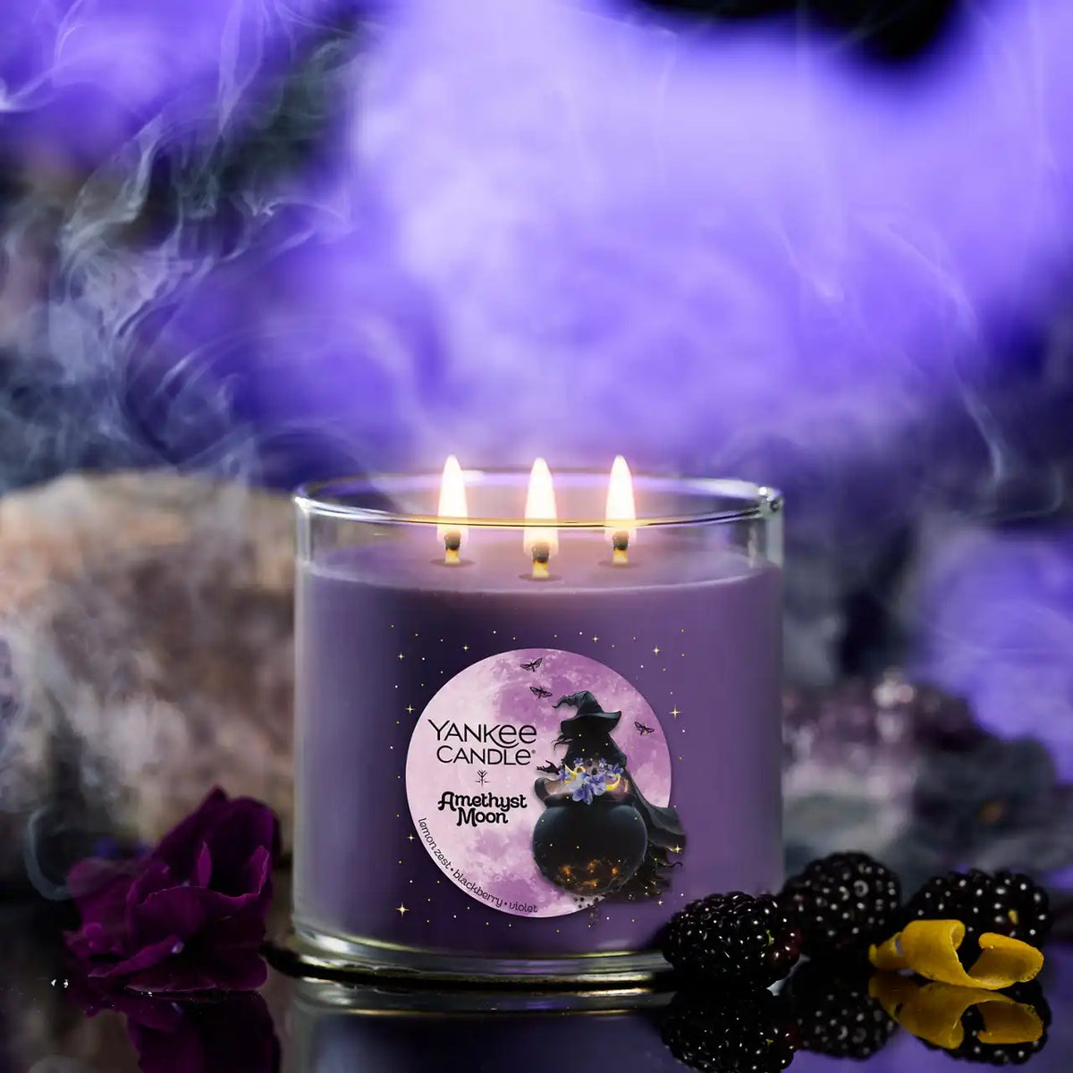 Amethyst Moon 3-Wick Candle