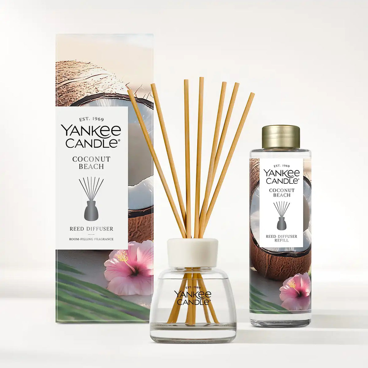 Coconut Beach Reed Diffuser Kit