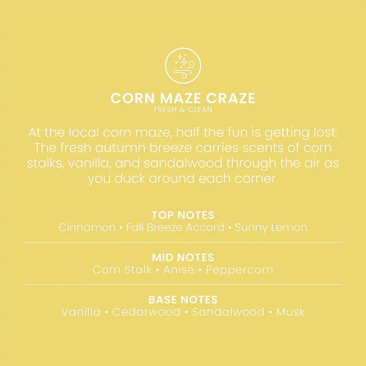 Corn Maze Craze Original Large Jar Candle