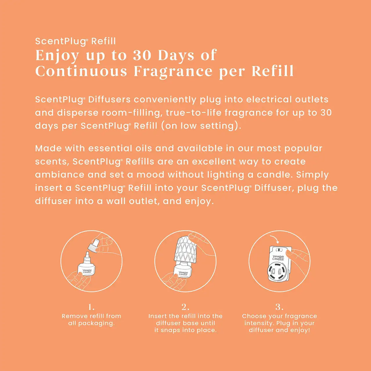 Honey Clementine ScentPlug® Refill