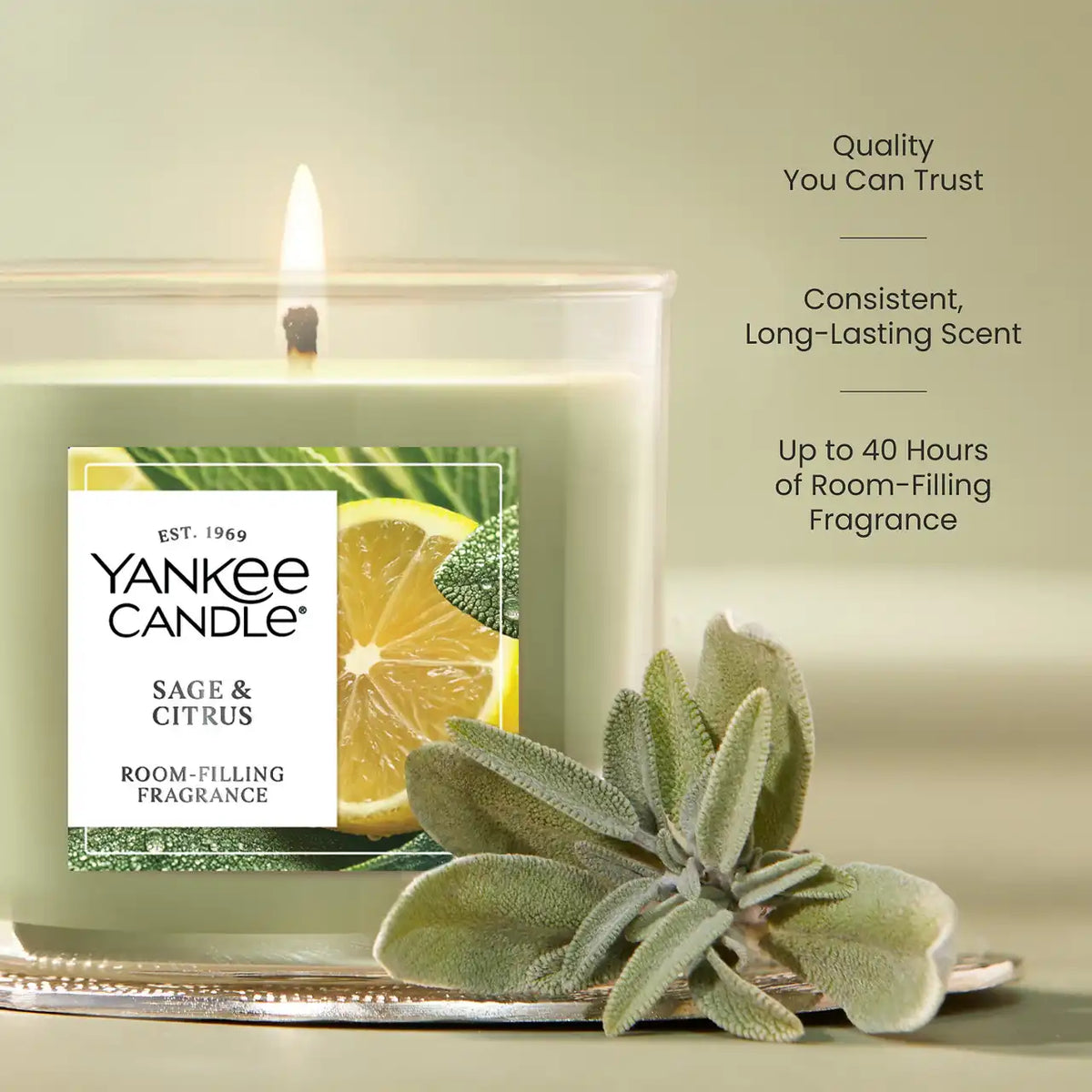 Sage & Citrus Small Tumbler Candle
