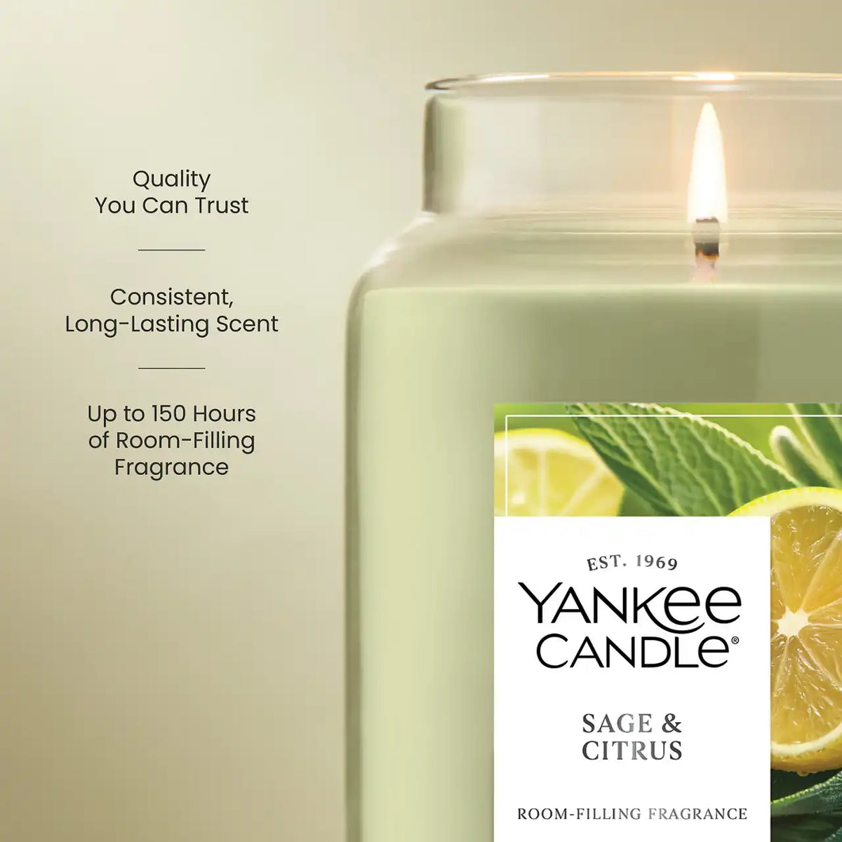 Sage & Citrus Original Large Jar Candle