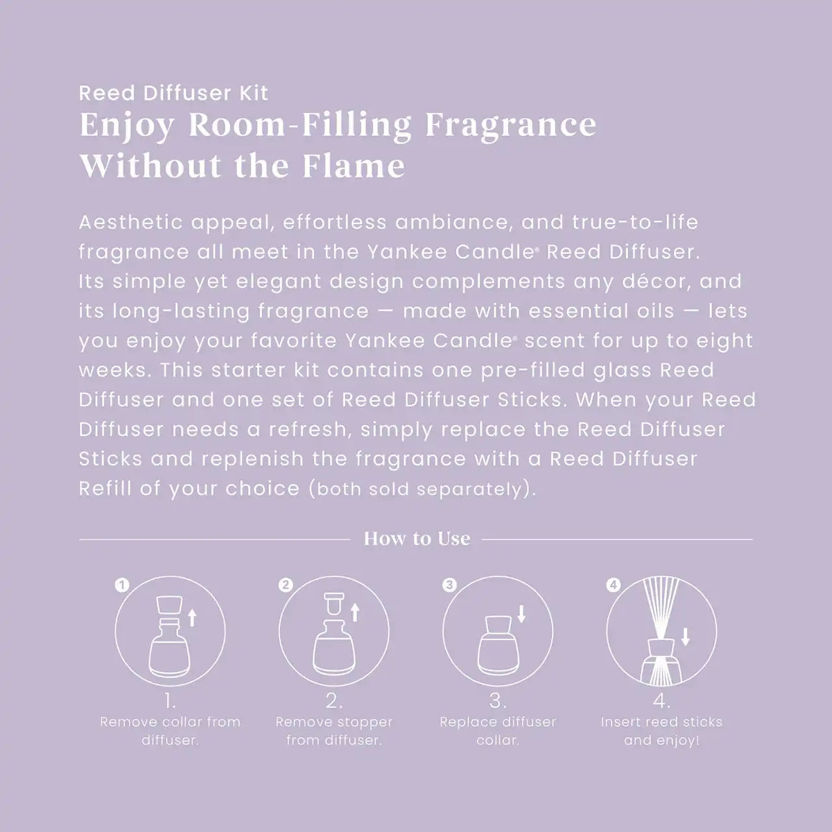 Lemon Lavender Reed Diffuser Kit