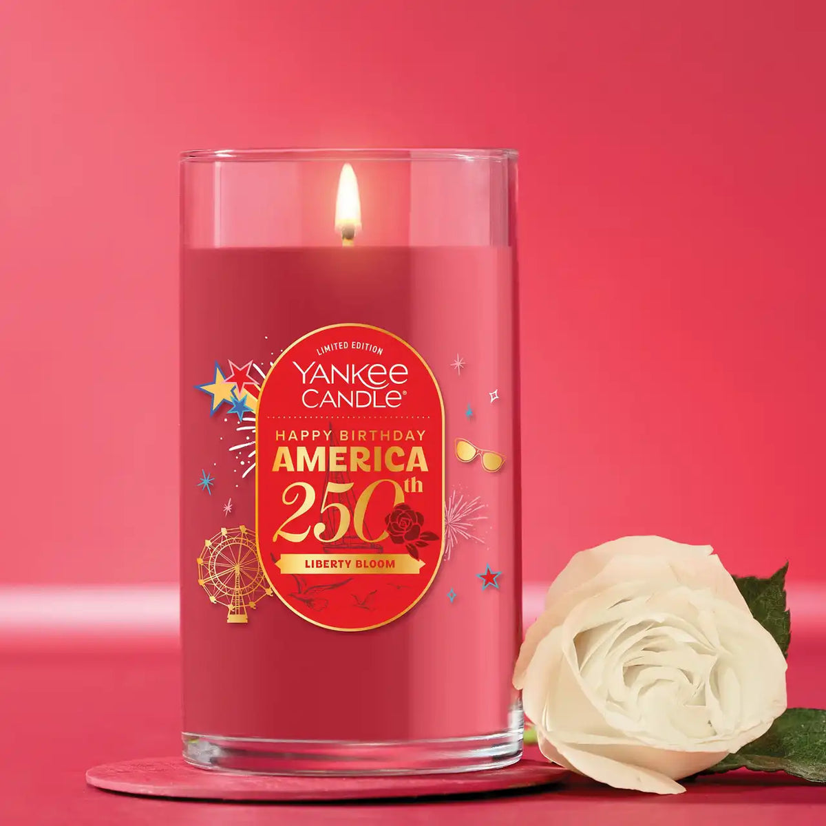 Liberty Bloom Medium Signature Pillar Candles