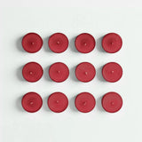 Red Apple Wreath Tea Light Candles