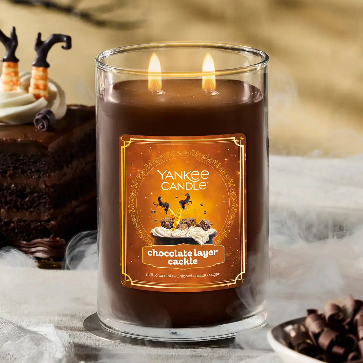 Chocolate Layer “Cackle” Large Tumbler Candle