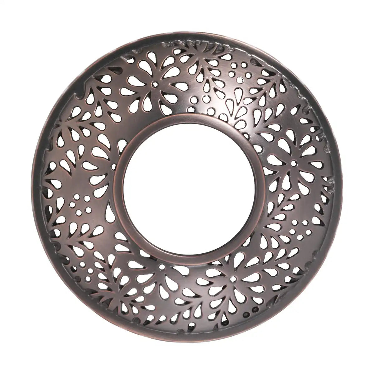 Bronze Floral Illuma-Lid® Illuma-Lid® Jar Candle Topper