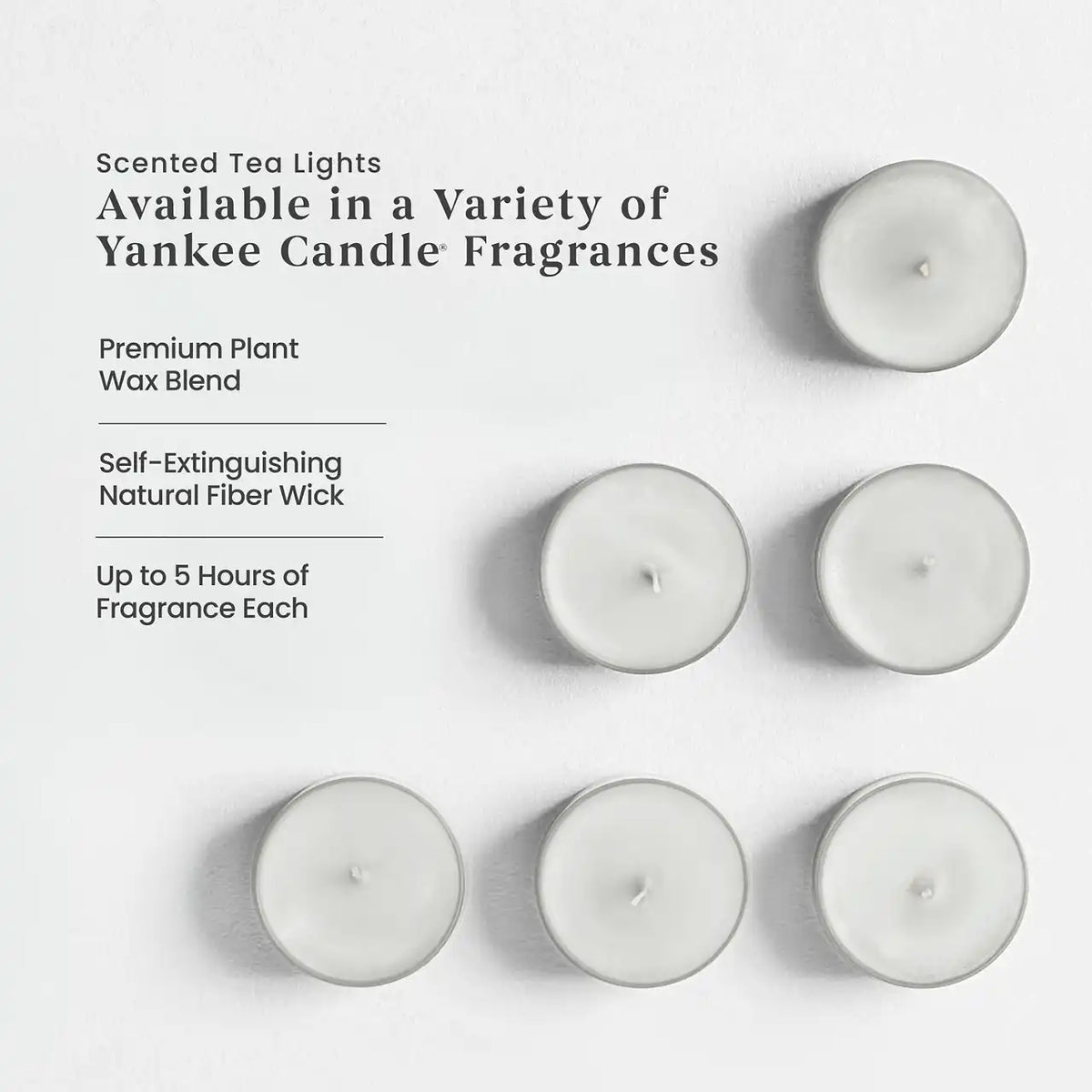 Sparkling Snow™ Tea Light Candles