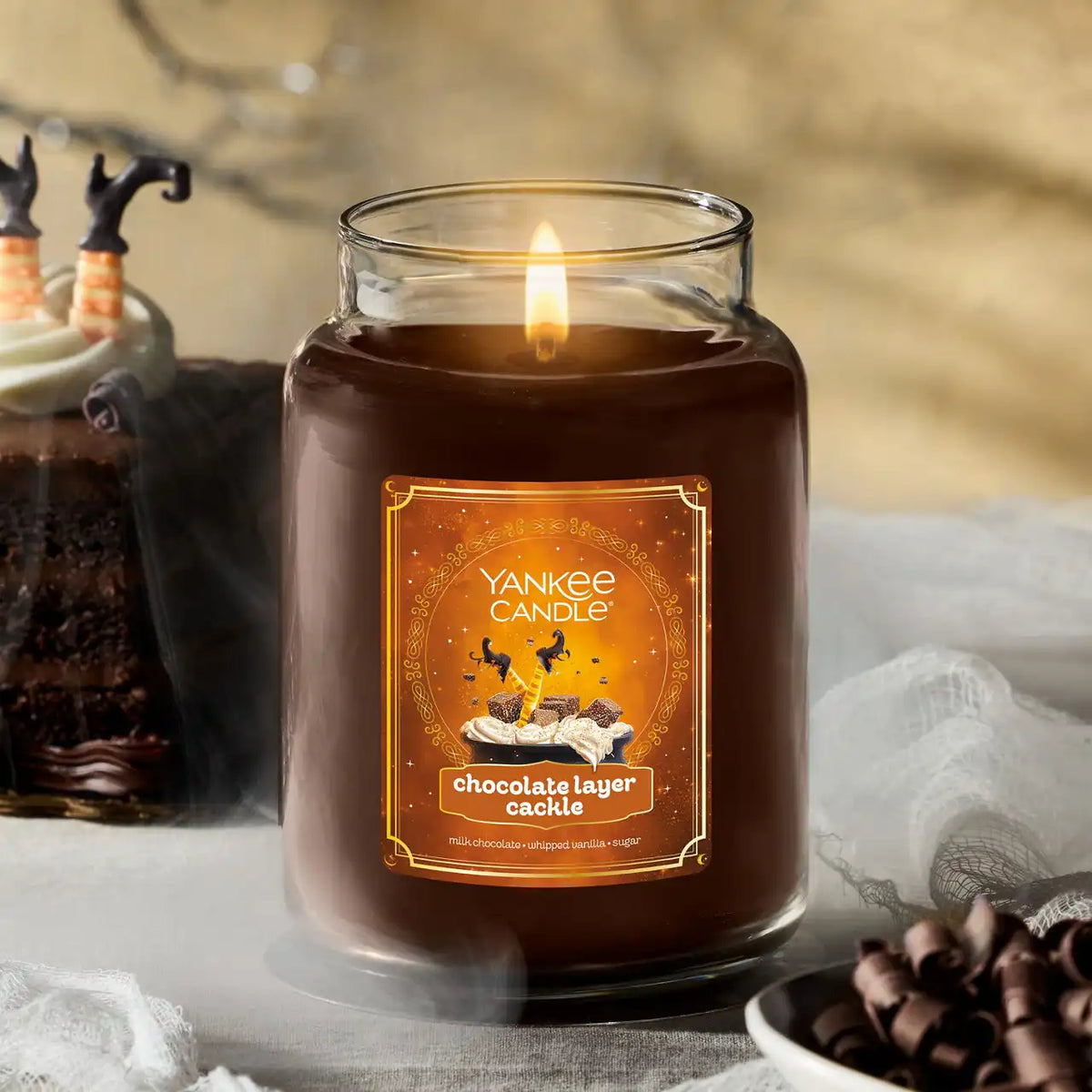 Chocolate Layer “Cackle” Original Large Jar Candle