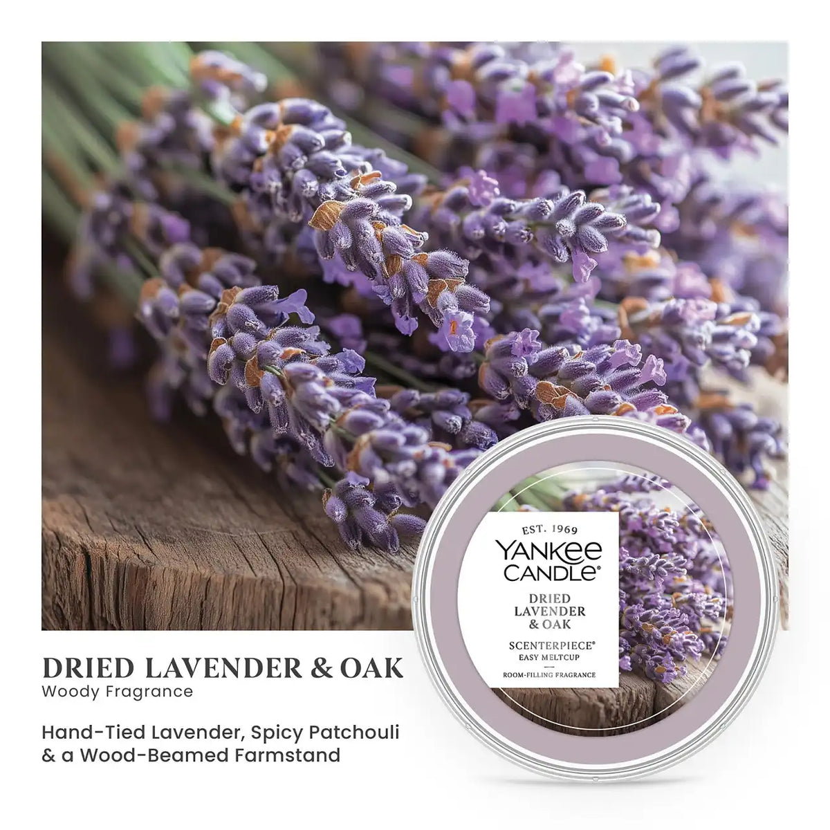 Dried Lavender & Oak Easy MeltCup