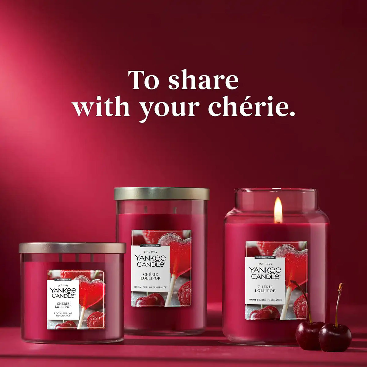 Chérie Lollipop Original Large Jar Candle