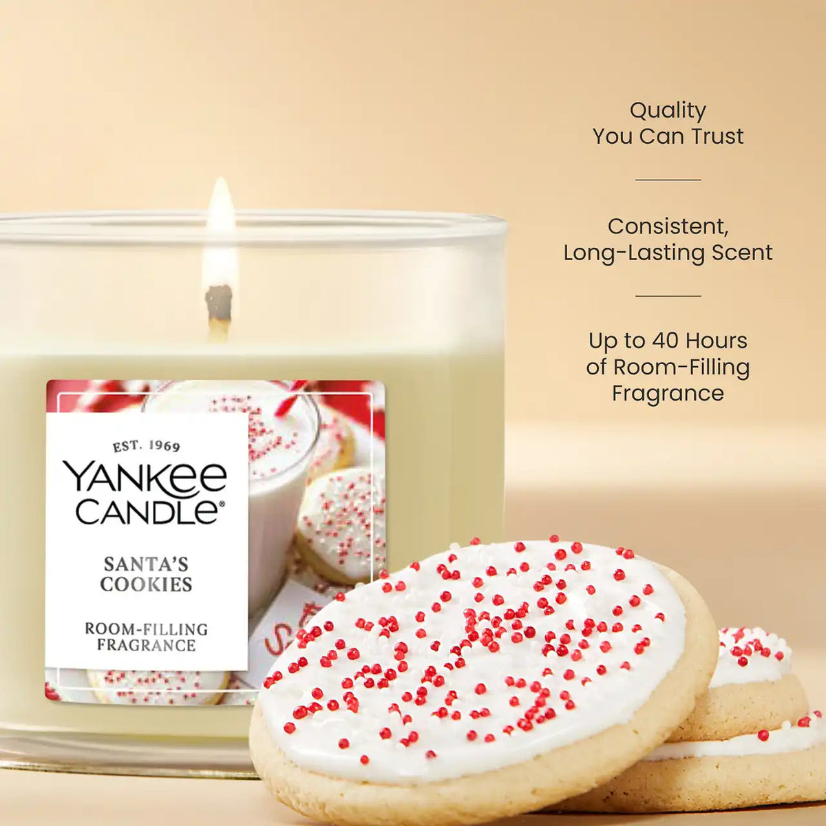 Santa's Cookies Small Tumbler Candle