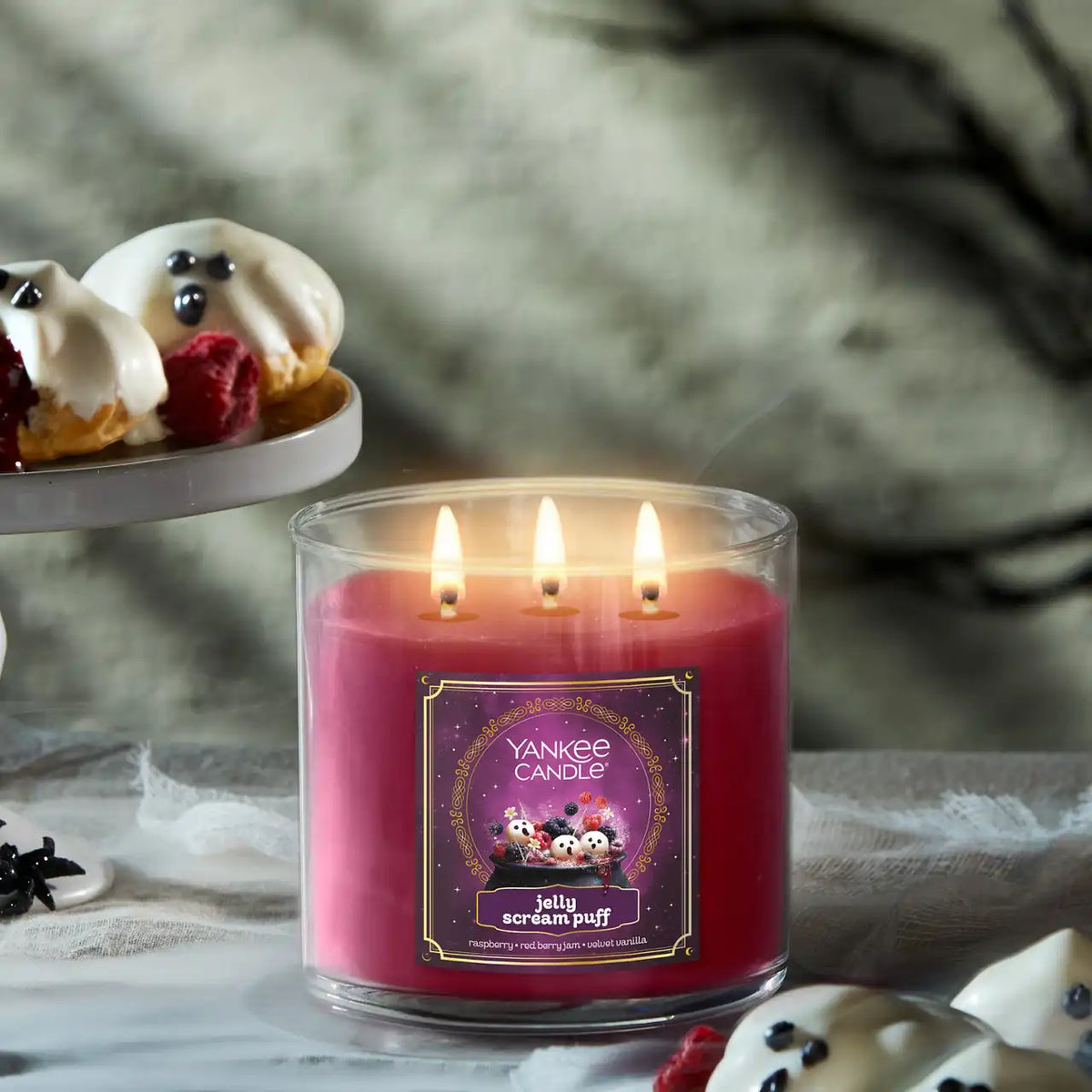 Jelly Scream Puff 3-Wick Candle