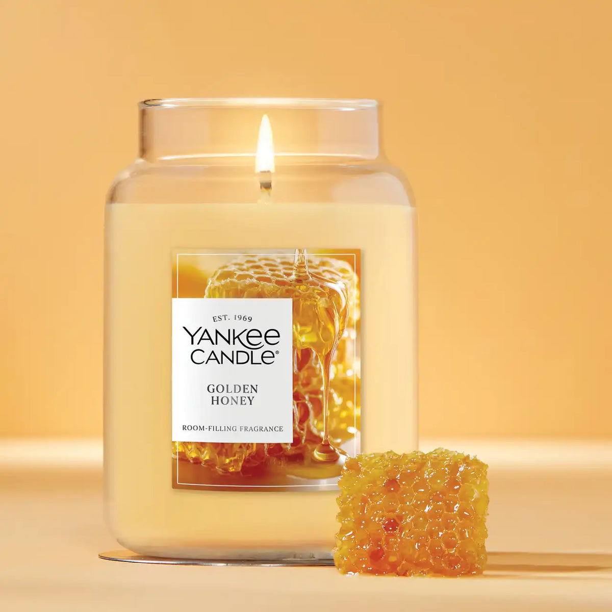 Golden Honey Original Large Jar Candle