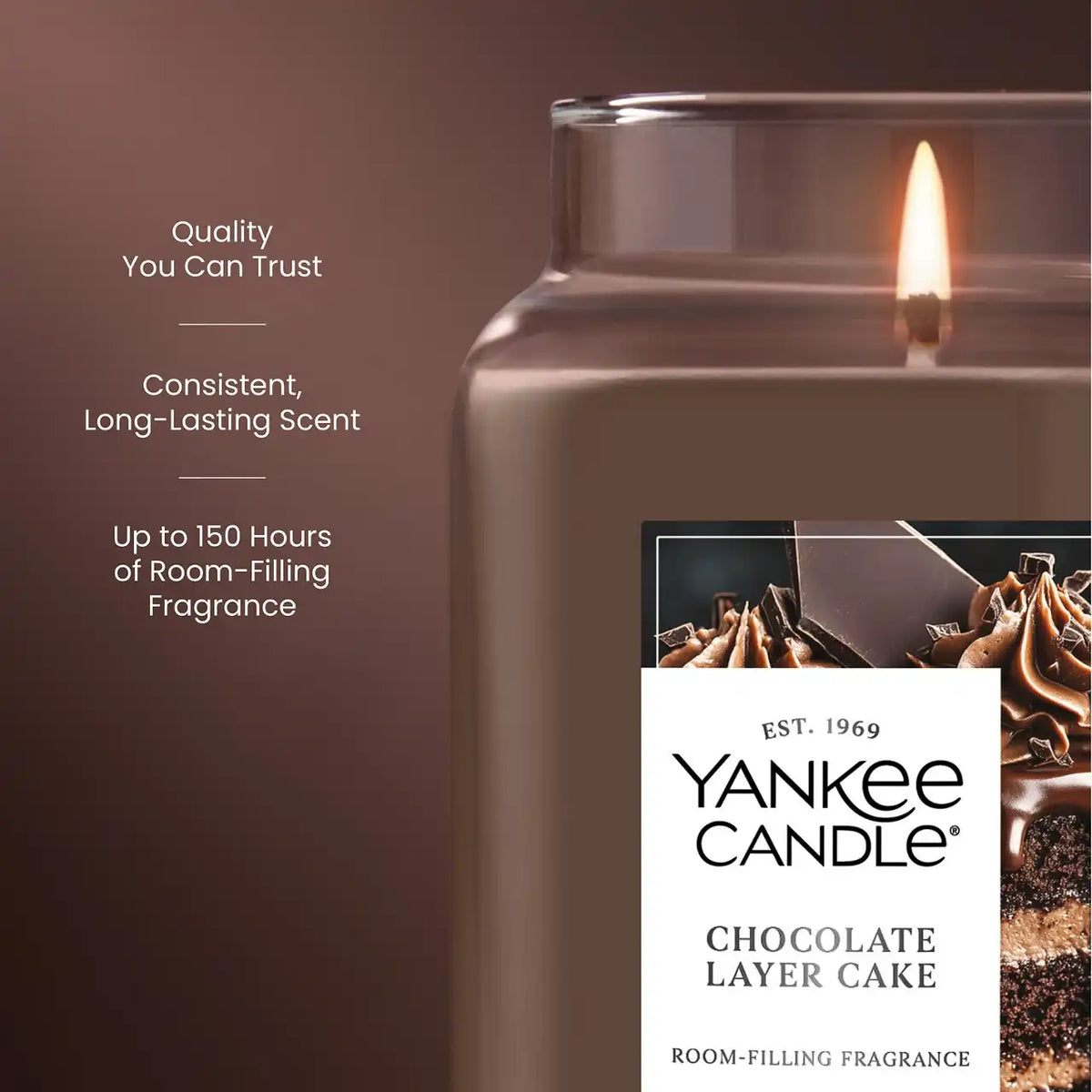 Chocolate Layer Cake Original Large Jar Candle