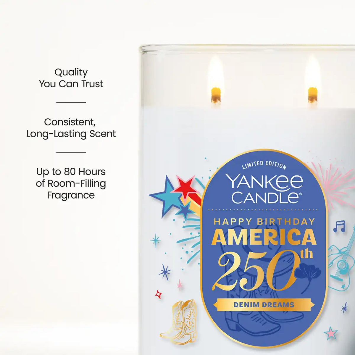 Denim Dreams Large Tumbler Candle