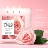 Fresh Cut Roses 3-Wick Candles