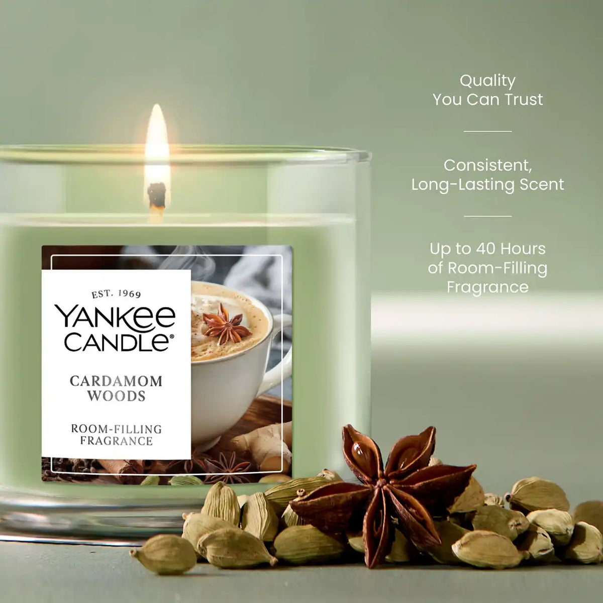 Cardamom Woods Small Tumbler Candle