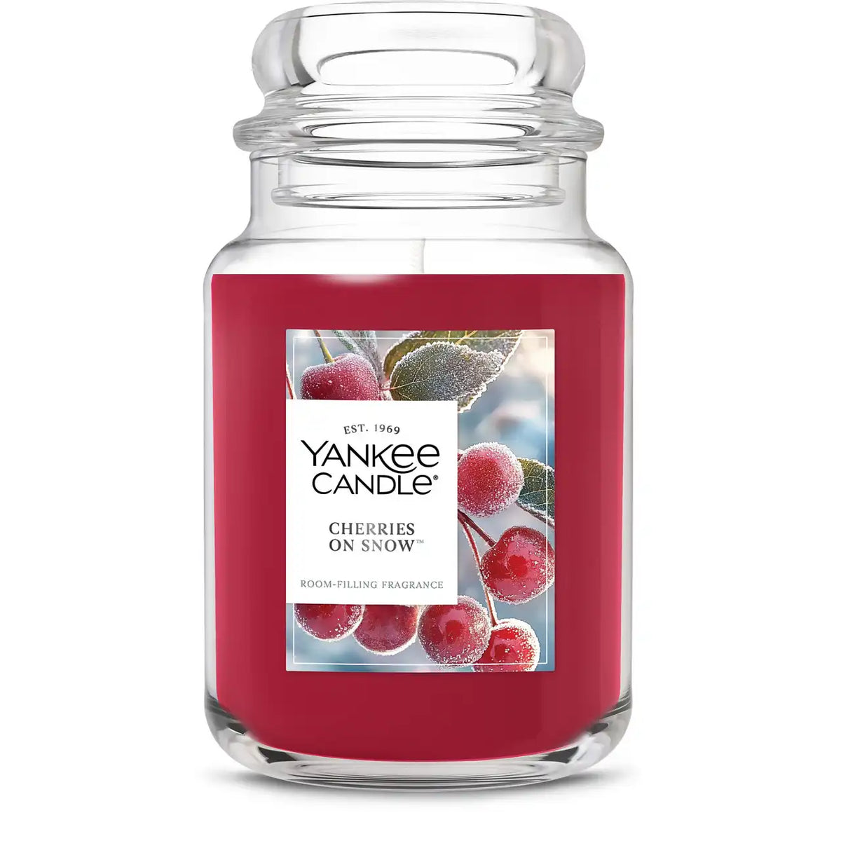 Cherries On Snow™ Original Large Jar Candle