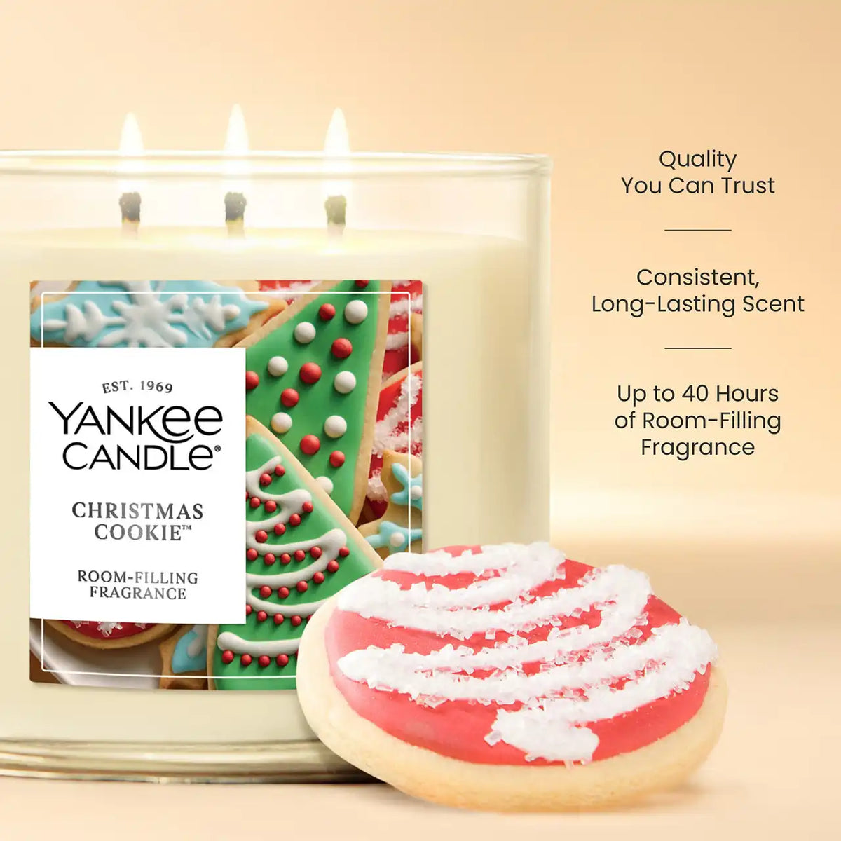 Christmas Cookie™ 3-Wick Candle