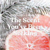 White Spruce & Grapefruit Large Tumbler Candle