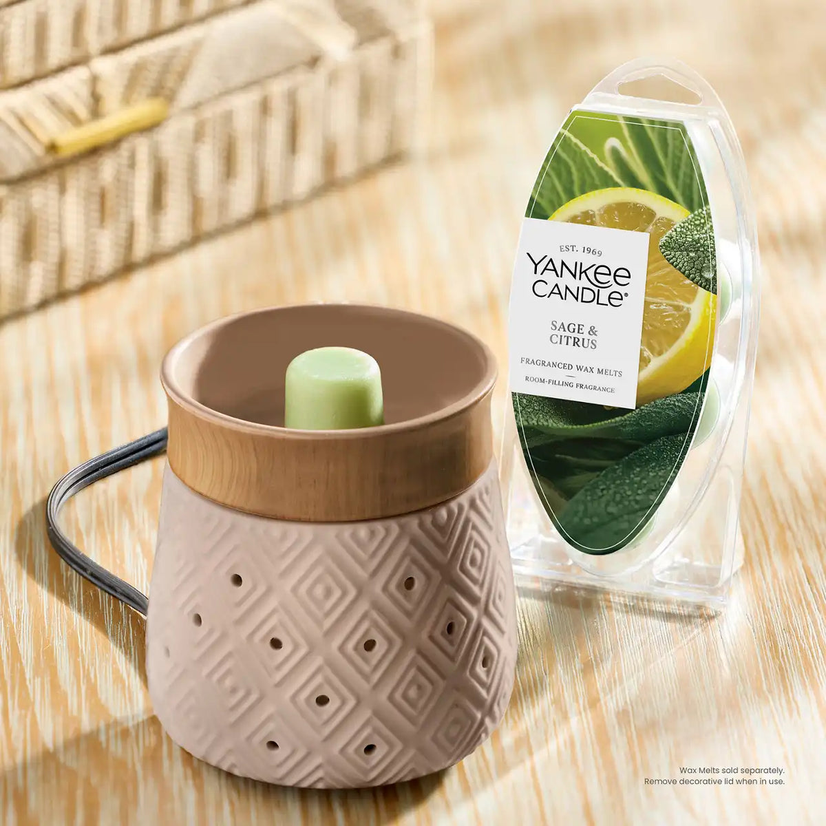 Diamond Weave Electric Wax Melt Warmer Electric Wax Melts Warmer