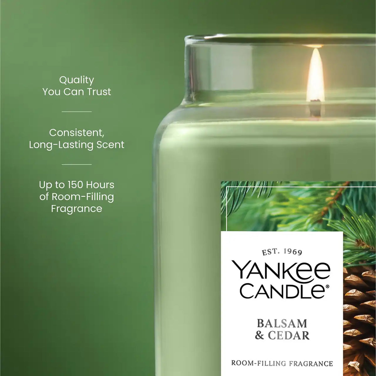 Balsam & Cedar Original Large Jar Candle